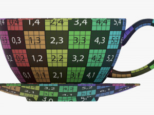 Coffee Mug With Saucer 03 Modelo 3D