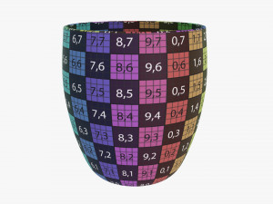 Coffee Mug Without Handle 01 3D 모델