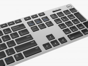 Dell Km717 Premier Wireless Keyboard 3D मॉडल