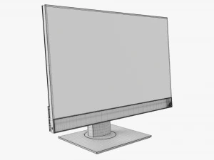 Dell Optiplex 7780 All-In-One Desktop Computer 01 3D Model