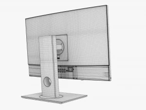 Dell Optiplex 7780 All-In-One Desktop Computer 01 3D Model