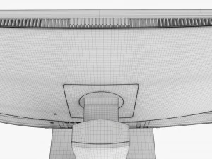 Dell Optiplex 7780 All-In-One Desktop Computer 01 3D Model