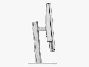 Dell Optiplex 7780 All-In-One Desktop Computer 01 3D Model