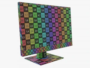 Dell Optiplex 7780 All-In-One Desktop Computer 01 3D Model