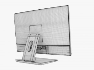 Dell Optiplex 7780 All-In-One Desktop Computer 02 3D Модель