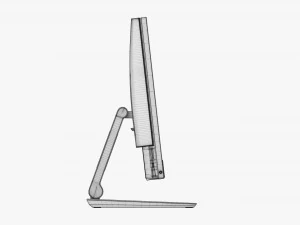 Computer desktop all-in-one Dell Optiplex 7780 02 Modello 3D