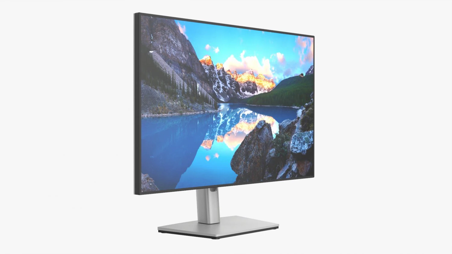 Dell デジタル ハイエンド液晶 24 インチ モニター 3Dモデル .c4d .max .obj .3ds .fbx .stl .blend 