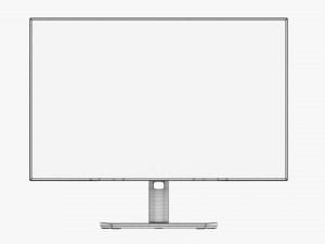 Dell Ultrasharp Lcd 24 Inch Monitor 3D Model