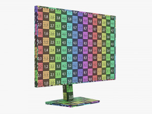 Dell Ultrasharp Lcd 24 Inch Monitor 3D Model