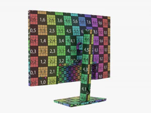 Dell デジタル ハイエンド液晶 24 インチ モニター 3Dモデル