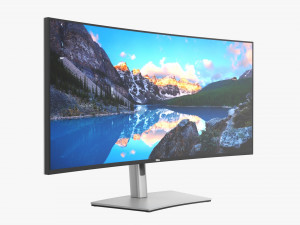 Dell Ultrasharp Lcd 38 Curved Inch Monitor 3D Model