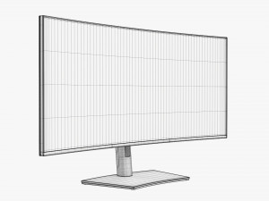 Dell Ultrasharp Lcd 38 Curved Inch Monitor 3D Model
