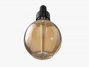 Dropper Bottle Round 3D Model
