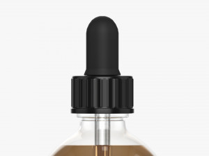 Dropper Bottle Round 3D Model