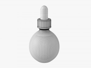 Dropper Bottle Round 3D Model