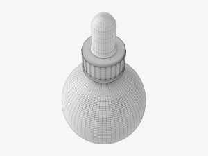Dropper Bottle Round 3D Model