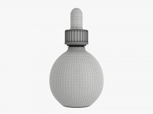 Dropper Bottle Round 3D Model