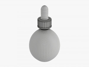 Dropper Bottle Round 3D Model