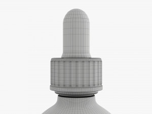 Dropper Bottle Round 3D Model