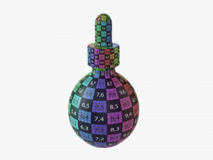 Dropper Bottle Round 3D Model