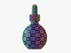 Dropper Bottle Round 3D Model