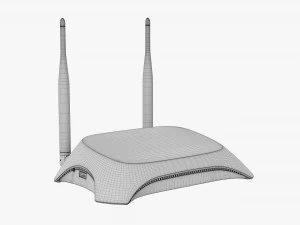 Dual Band Wireless Router 3g-4g 3D Model