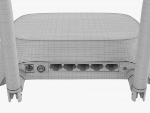 Dual Band Wireless Router 3g-4g 3D Model