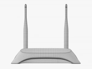 Dual Band Wireless Router 3g-4g 3D Model
