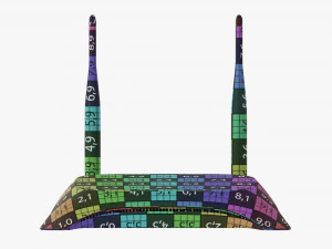 Dual Band Wireless Router 3g-4g 3D Model