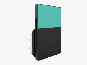 DVD Case Closed With Disc Mockup 3D Model