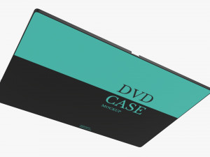 DVD Case Open With Disc 02 Mockup 3D Model