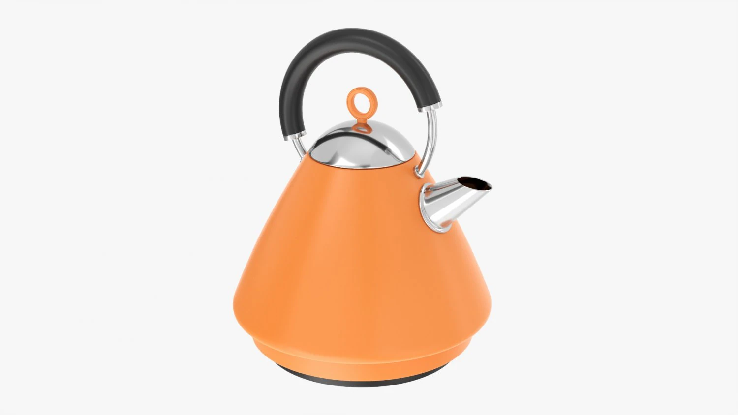 Electric Modern Kettle 3D Model .c4d .max .obj .3ds .fbx .stl .blend