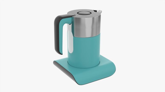 Electric Modern Kettle 02 3D Model