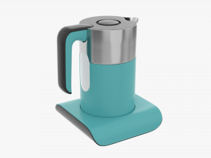 Electric Modern Kettle 02 Model 3D
