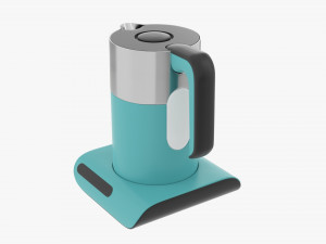 Electric Modern Kettle 02 Model 3D