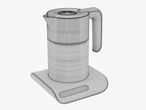 Electric Modern Kettle 02 Model 3D