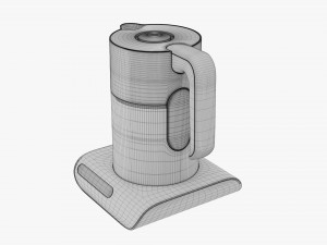 Electric Modern Kettle 02 Model 3D