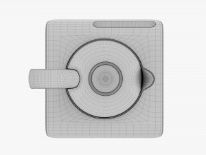 Electric Modern Kettle 02 Model 3D