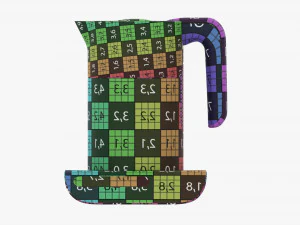 Chaleira El&eacute;trica Moderna 02 Modelo 3D