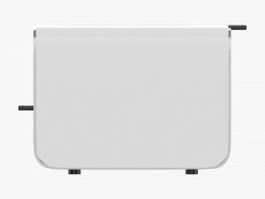 Electric Modern Toaster White 3D Модель