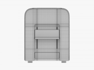 Electric Modern Toaster White 3D Модель