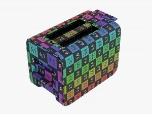 Electric Modern Toaster White 3D Model