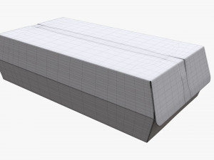 Fast Food Paper Box 01 Modello 3D