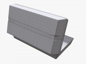 Fast Food Paper Box 01 Large Open Modelo 3D
