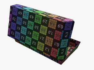 Fast Food Paper Box 01 Large Open 3D Model