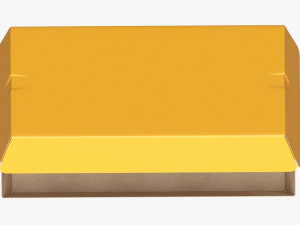 Fast Food Paper Box 01 Open 3D Model