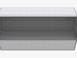 Fast Food Paper Box 01 Open 3D मॉडल