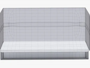 Fast Food Paper Box 01 Open 3D Model