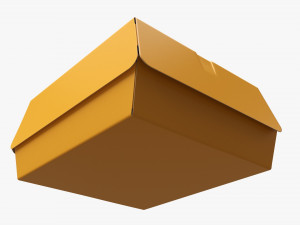 Fast Food Paper Box 02 3D-Modell
