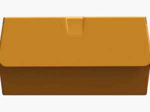 Fast Food Paper Box 02 3D Model